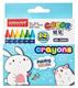 Estuche de crayolas WEIBO 12 colores 