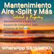 limpieza y mantenimiento de Split y Aires acondicionados